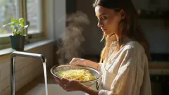 Moet je pasta afspoelen na het koken om te voorkomen dat het plakt?