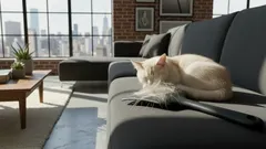 Eenvoudige manieren om huisdierharen thuis van stof te verwijderen