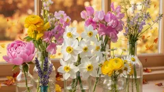 De plant die geurende bloemen geeft en in elk potje groeit